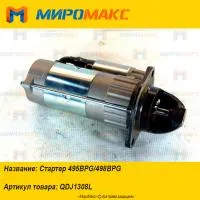 QDJ1308L, Стартер 495BPG/498BPG