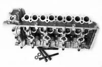 Головка блока ЗМЗ-406,405,409 СБ с клапанами (трехопорная) (100 л.с, АИ-92)